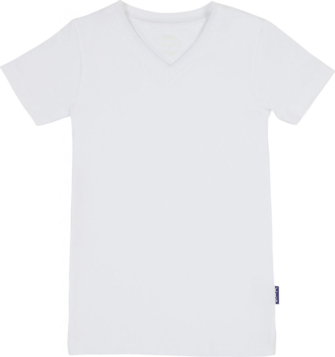 Claesens - Jongens V-hals T-shirt Wit - 140