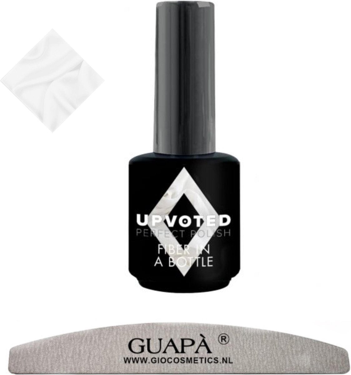 GUAPÀ® Nagelverharder Gel voor het opvullen en verstevigen van je natuurlijke nagels 15 ml - Kleur Cotton White
