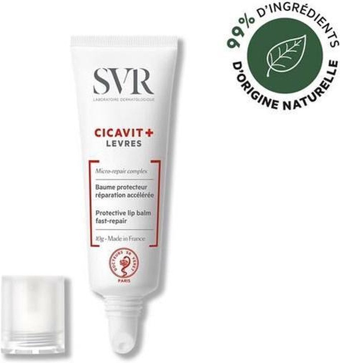 SVR Lippenbalsem Cicavit+ Protective Lip Balm Fast-Repair