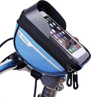 Stuurtas voor Smartphone - Telefoonhouder Fiets - Universele Fietstas - Extra Opbergruimte - Powerbank | Blauw