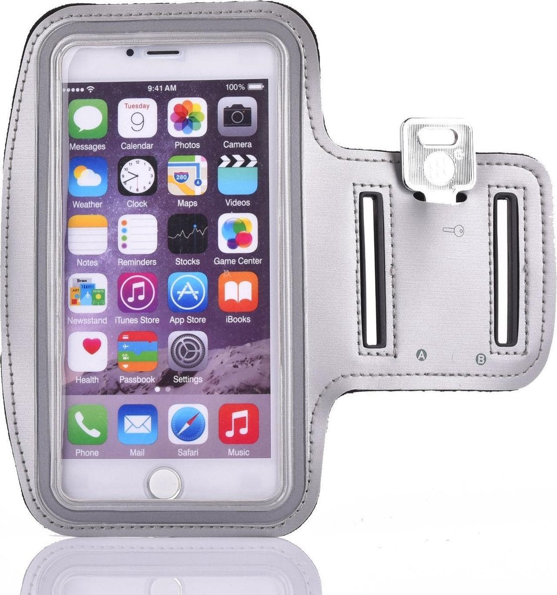 Xssive Universele Sport Armband maat M voor smartphones 4 inch o.a. Apple iPhone 4/4s