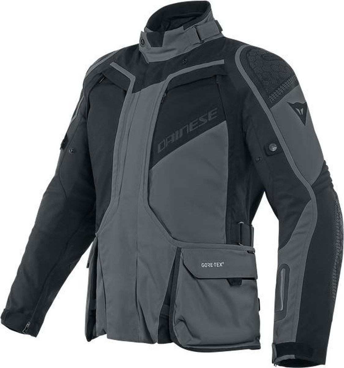 Dainese D-Explorer 2 Gore-Tex Ebony Black Textile Motorcycle Jacket 48