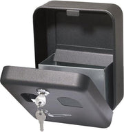 Silverline Wand Asbak Zwart met slot - 200 x 160 x 85 mm