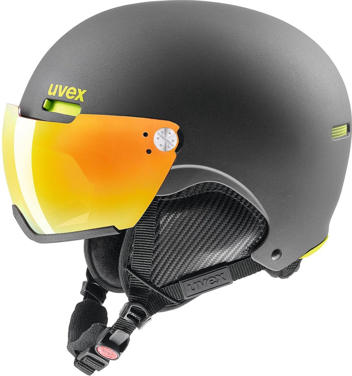 Uvex HLMT 500 Visor Skihelm Gun-Line
