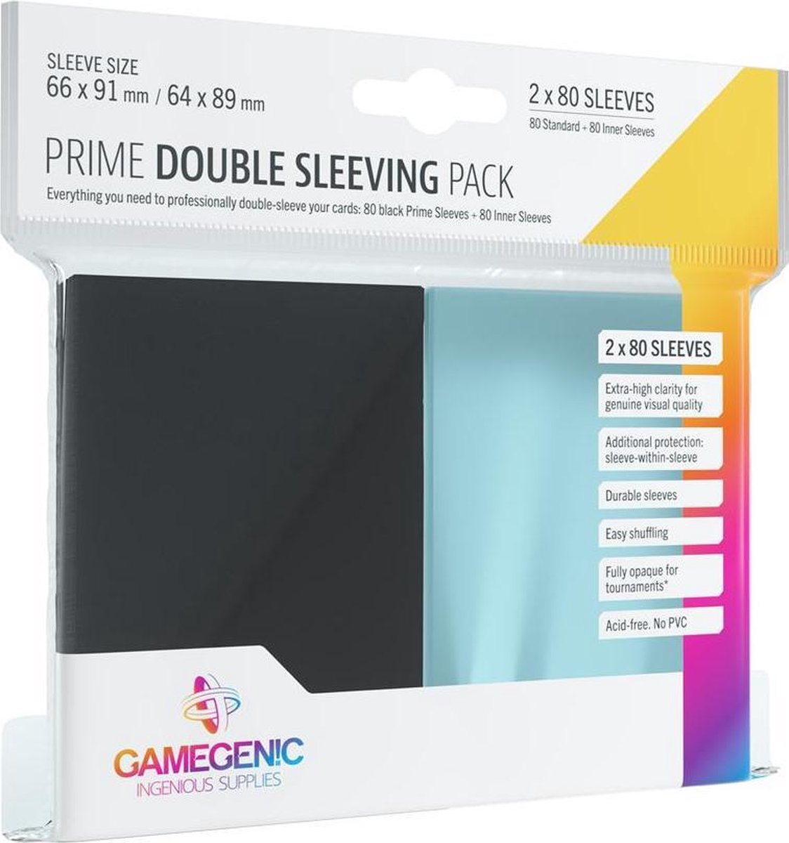 Double Sleeving Pack 2x 80 stuks voor Pokemon kaarten