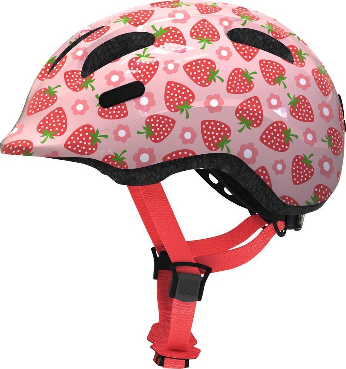 Abus Smiley 2.1 Fietshelm - Maat  M (50-55 cm) - Rose Strawberry
