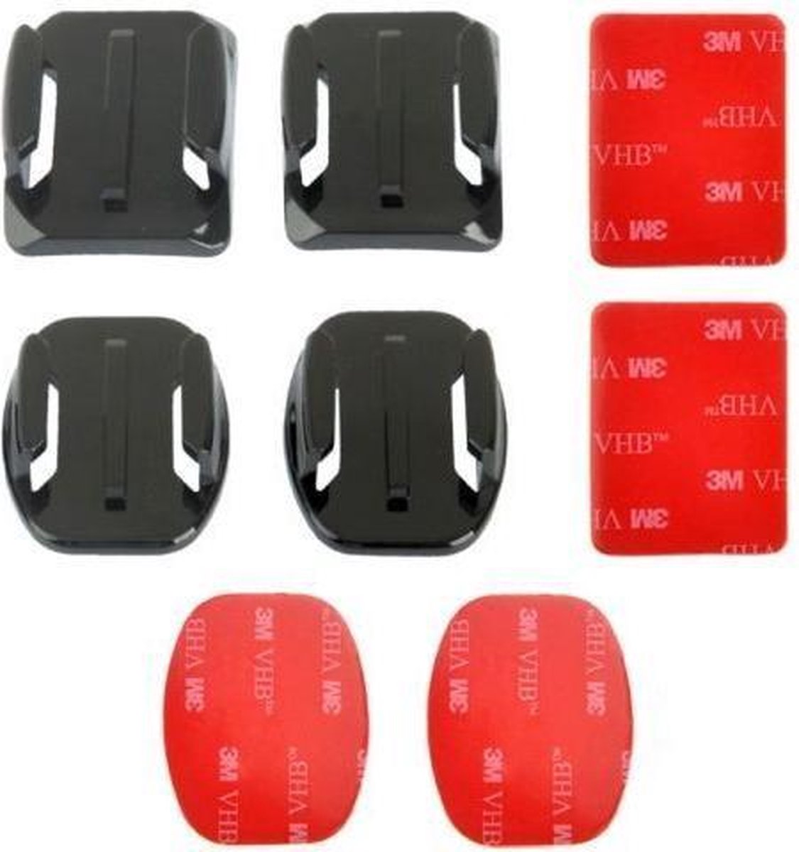 4x GoPro Mounts voor GoPro - Bevestiging stickers
