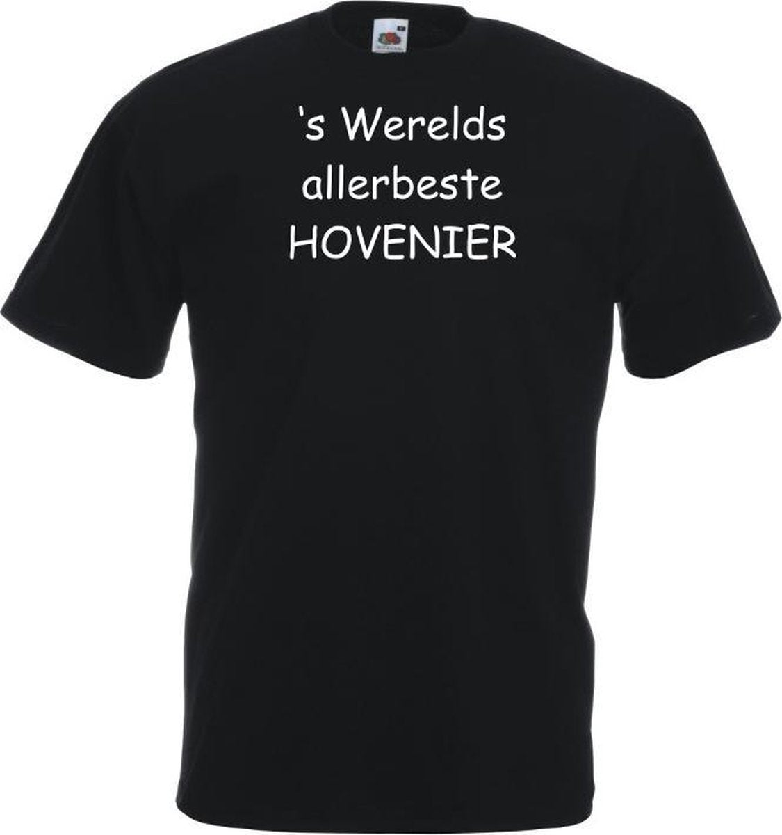 Mijncadeautje T-shirt - 's Werelds beste Hovenier - unisex Zwart (maat L)