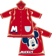 Arditex Regenjas Mickey Mouse Junior Pvc Rood Mt 6-7 Jaar