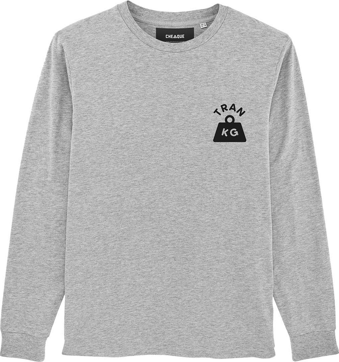 TRANKILO BORSTPRINT T-SHIRT LANGE MOUW