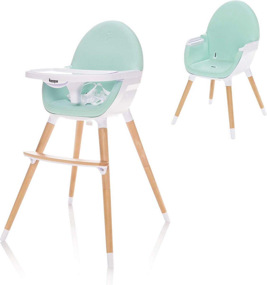 EetStoel Baby - Zinaps Dolce Houten kinderstoel - Van 6 maanden en maximaal 15 kg