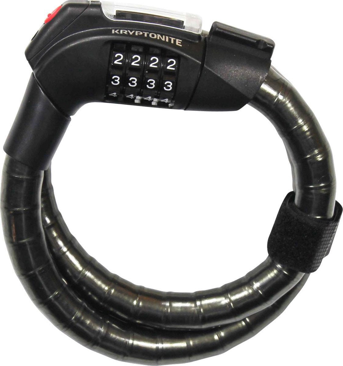 Kryptonite KryptoFlex 2080 Combo Armored Kabelslot 80cm