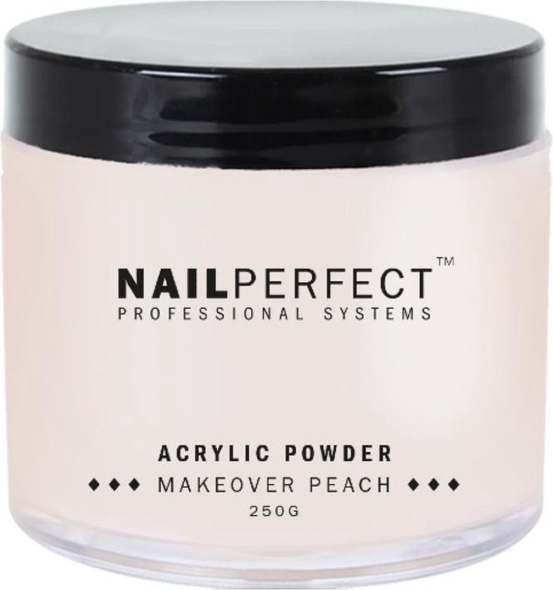 Nail Perfect Premium Acrlylic Powder Makeover Peach 250gr