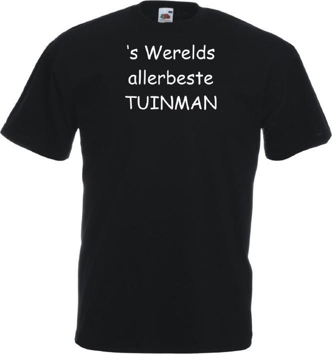Mijncadeautje T-shirt - 's Werelds beste Tuinman - unisex Zwart (maat 3XL)