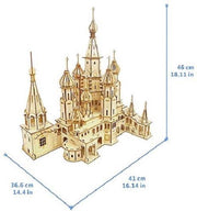 Houten modelbouwpakket - Saint Basil's Cathedral - 36.6 x 41 x 46 cm