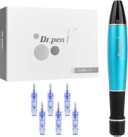 Micro Needling Pen A1 van Dr. Pen - Huidverzorging - Rimpels - Littekens - Huid Stimulans - Draadloze Derma Pen - Micro Needle Therapy - Inclusief 6 Cartridges - Geschikt Voor Professionals En Thuisgebruik - 3MM Diepte