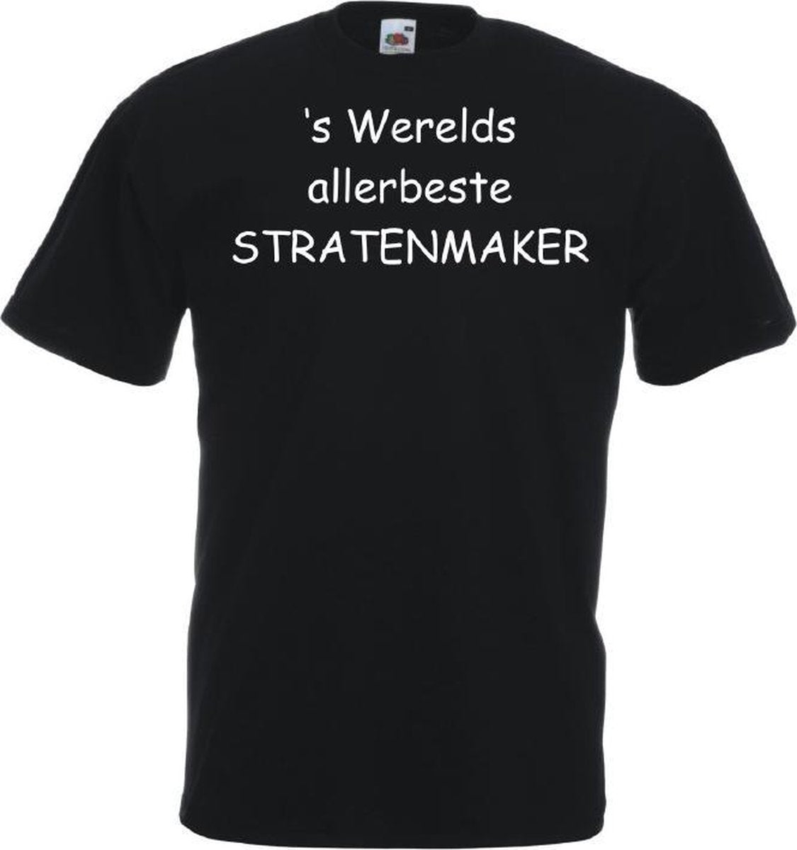 Mijncadeautje T-shirt - 's Werelds beste Stratenmaker - unisex Zwart (maat 3XL)