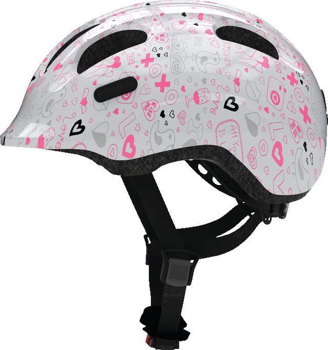 Abus Smiley 2.1 Fietshelm - Maat  S (45-50 cm) - White Crush