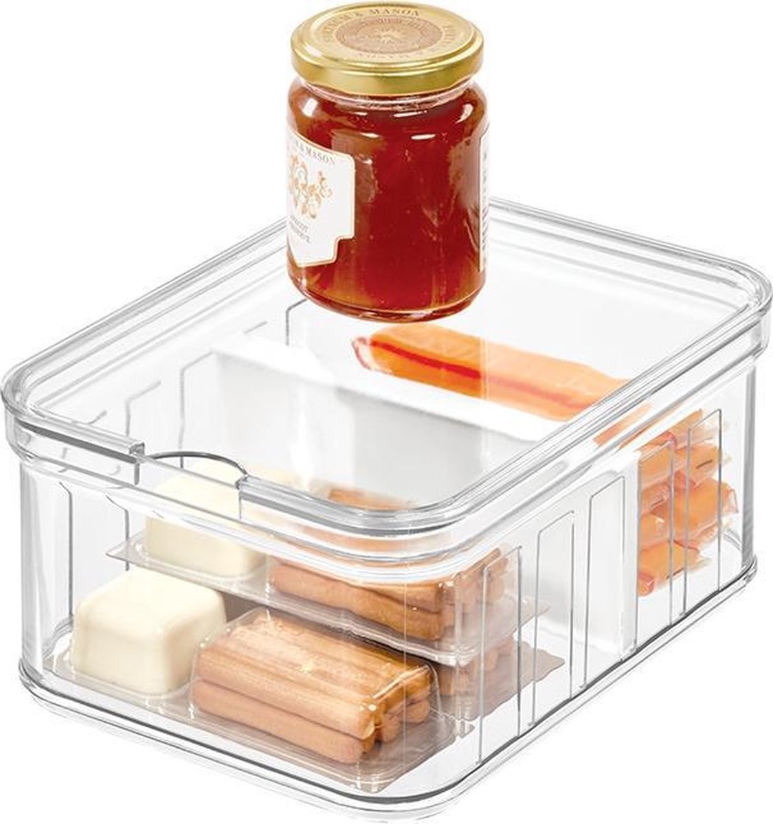 Koelkast organizers met verdeelschotten iDesign - Crisp