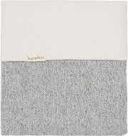 Koeka Wiegdeken Vigo flanel - sparkle grey/pebble 75x100cm