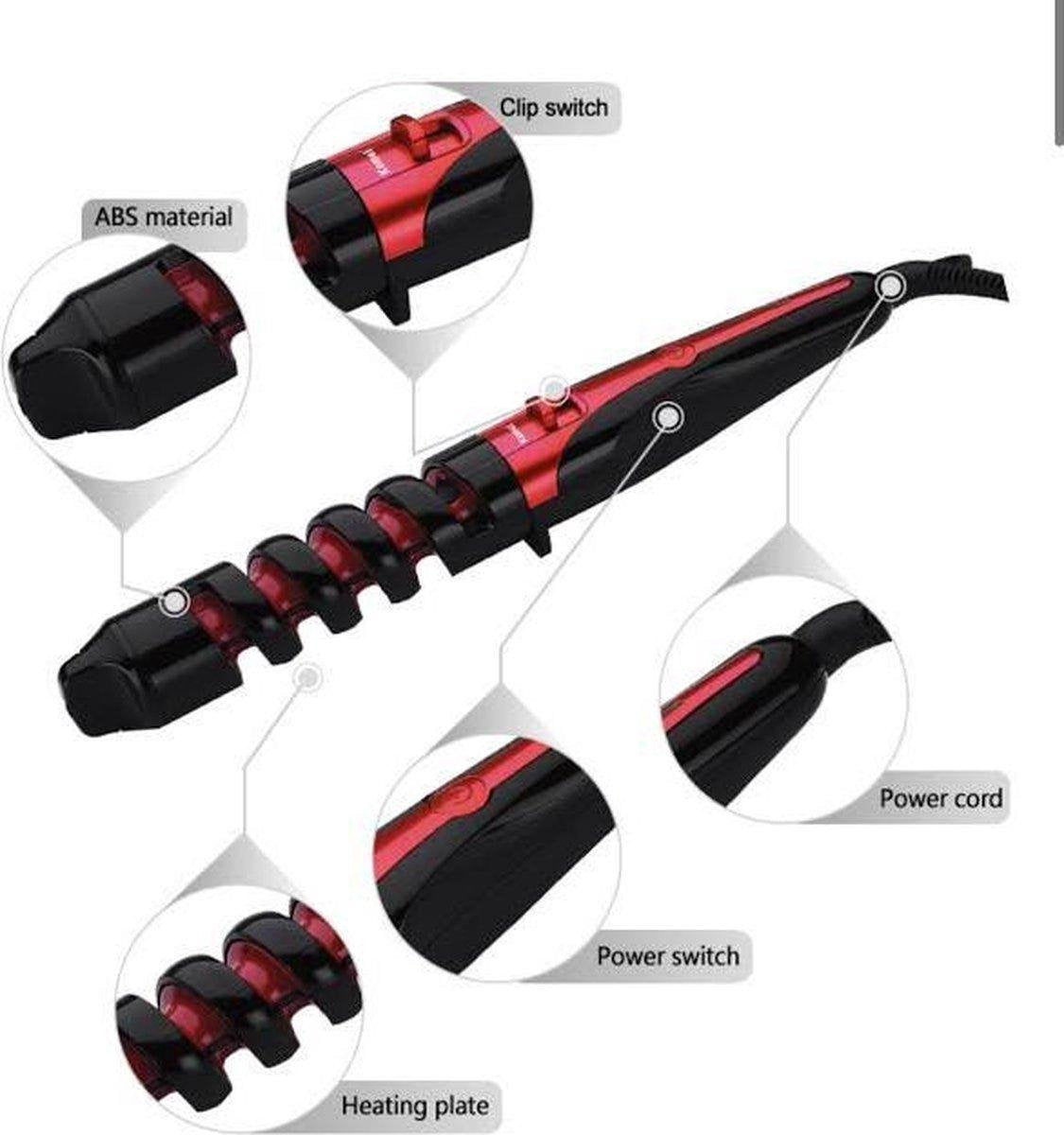 Kemei - Professional krultang - Keramische  Krultang - Temperatuur controller