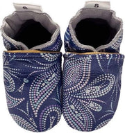 BabySteps slofjes Paisley dotted Blue maat 22/23