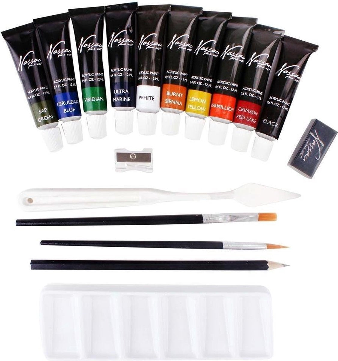 Nassau Acrylverf Startset 18-delig