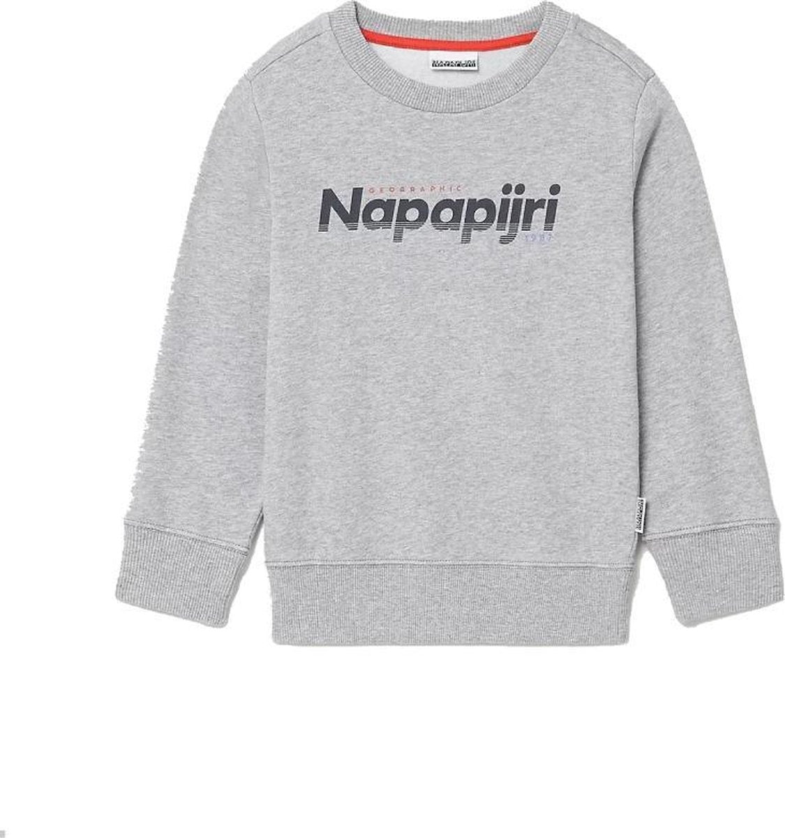 Napapijri Baloy jongens casual sweater midden grijs