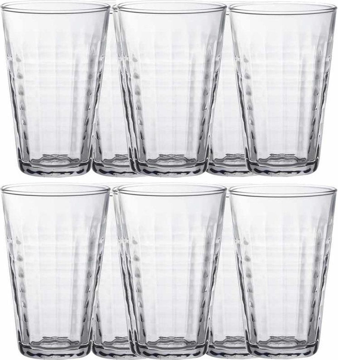 12x Drinkglazen/waterglazen Prisme transparant 330 ml - Koffie/thee glazen Prisme 330 ml