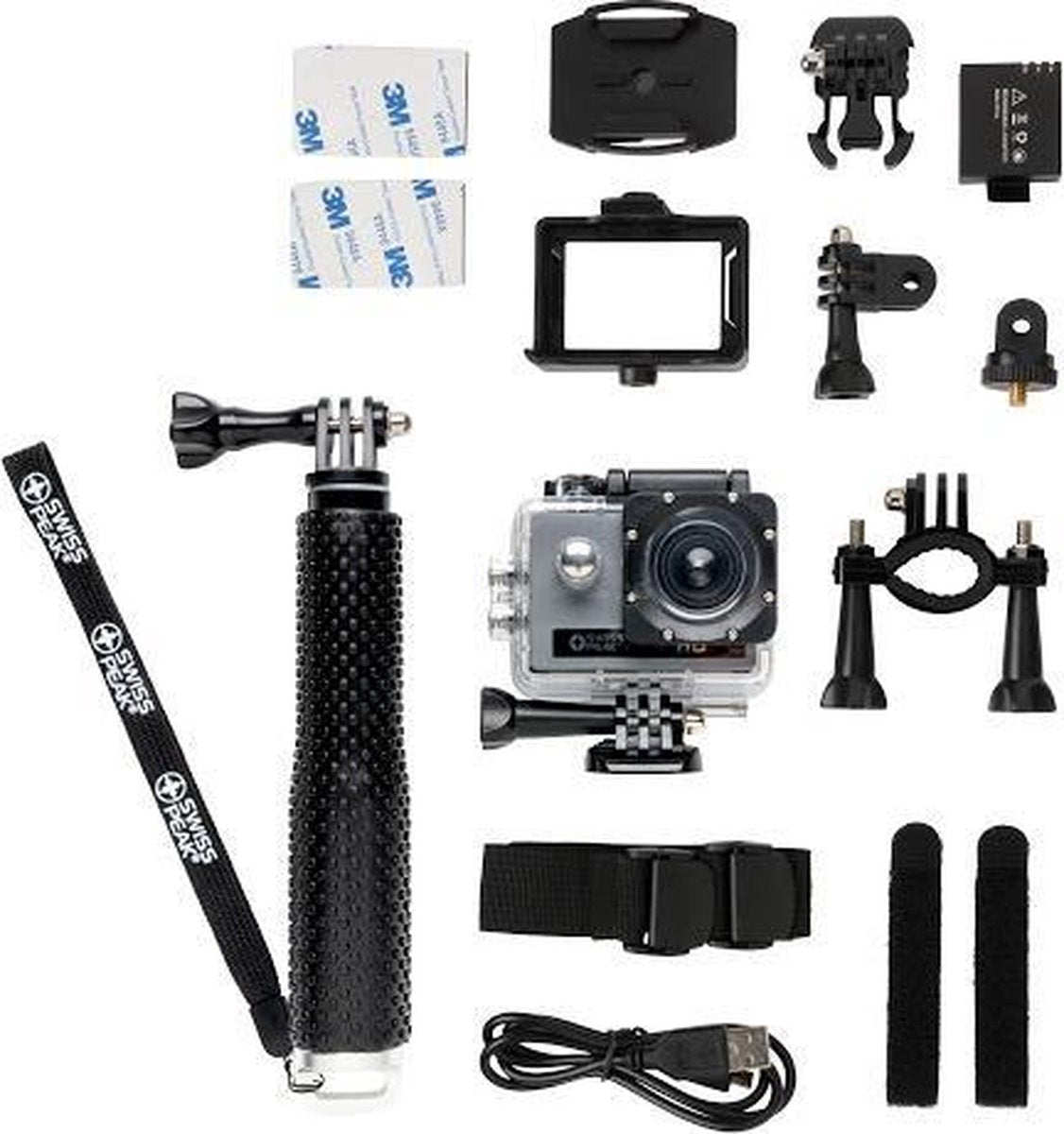 Swiss Peak Action Camera Set