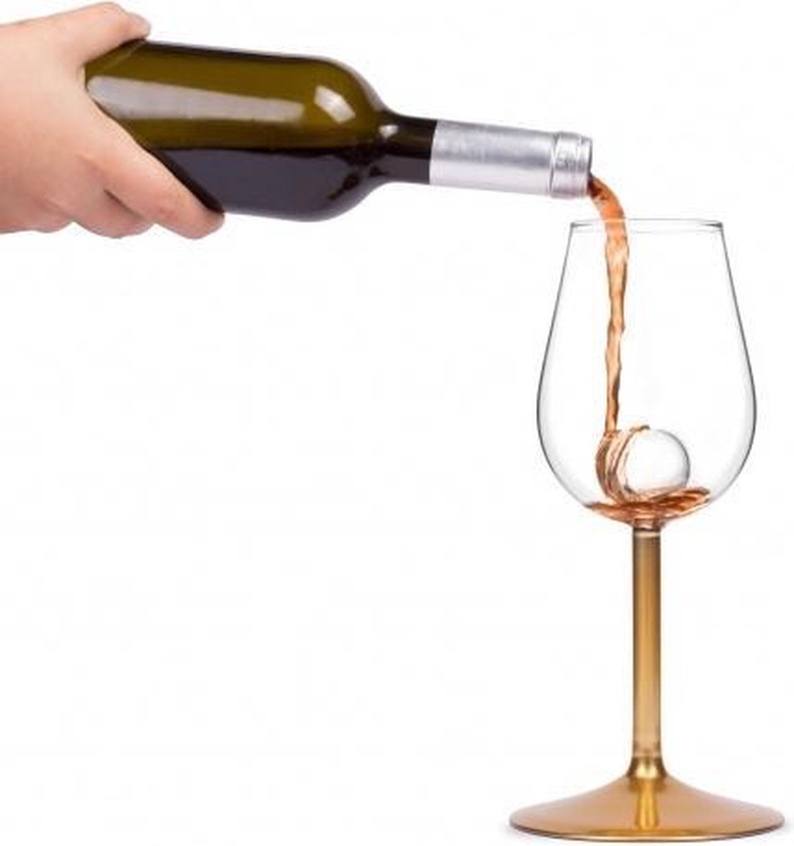 Thumbsup! Beluchtende Vino Wijnglas Helder