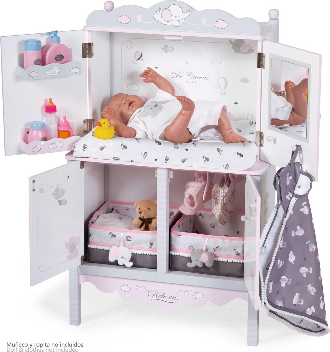 Babypoppen verzorgingskast SKY 20