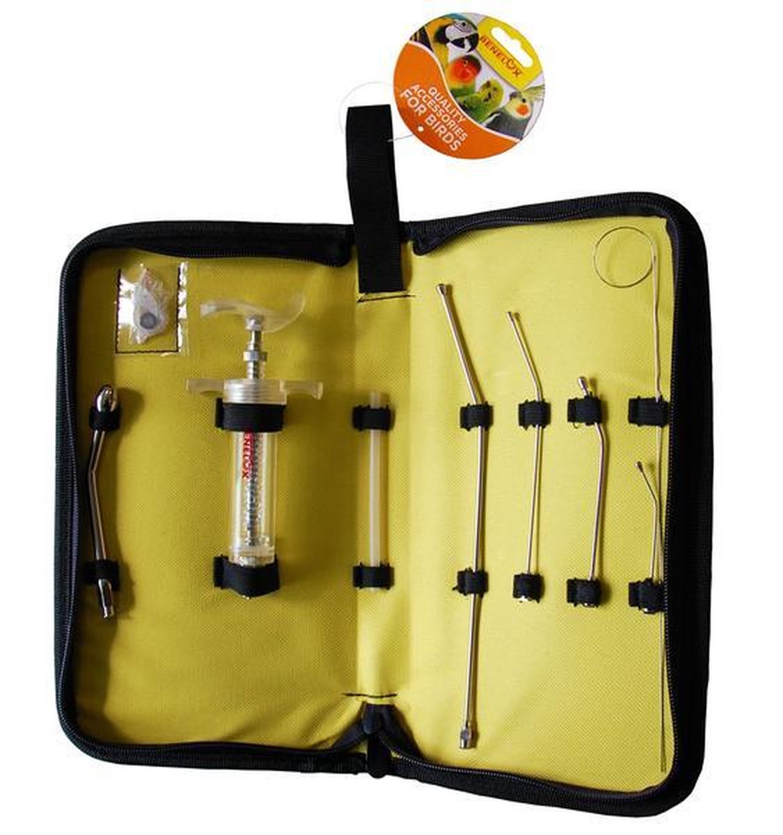 Kit Vogelvoederspuiten met gebogen naalden