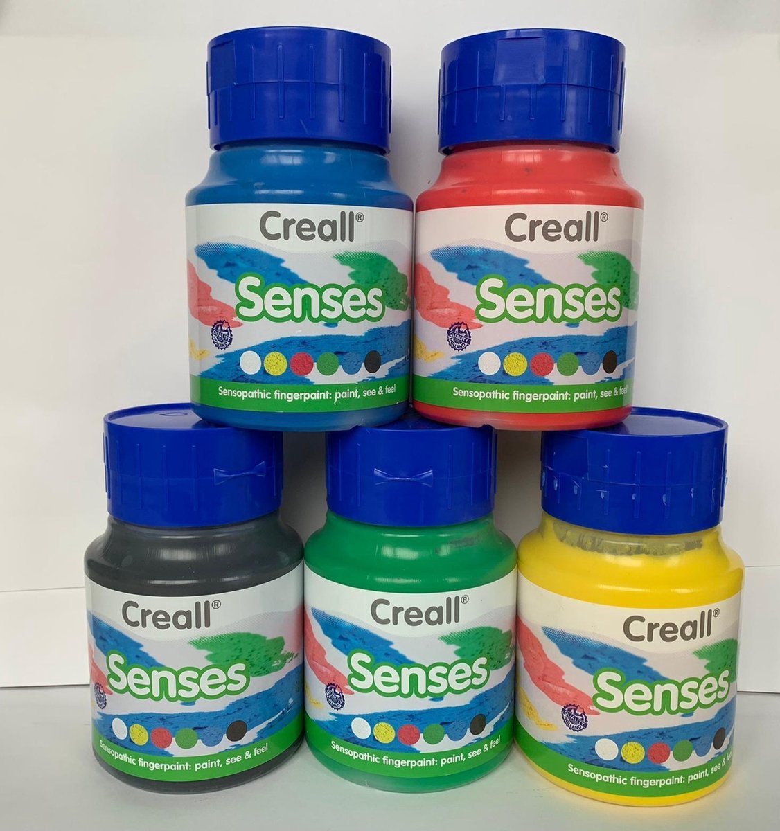 Creall Senses sensopatische vingerverf - 5x500ML