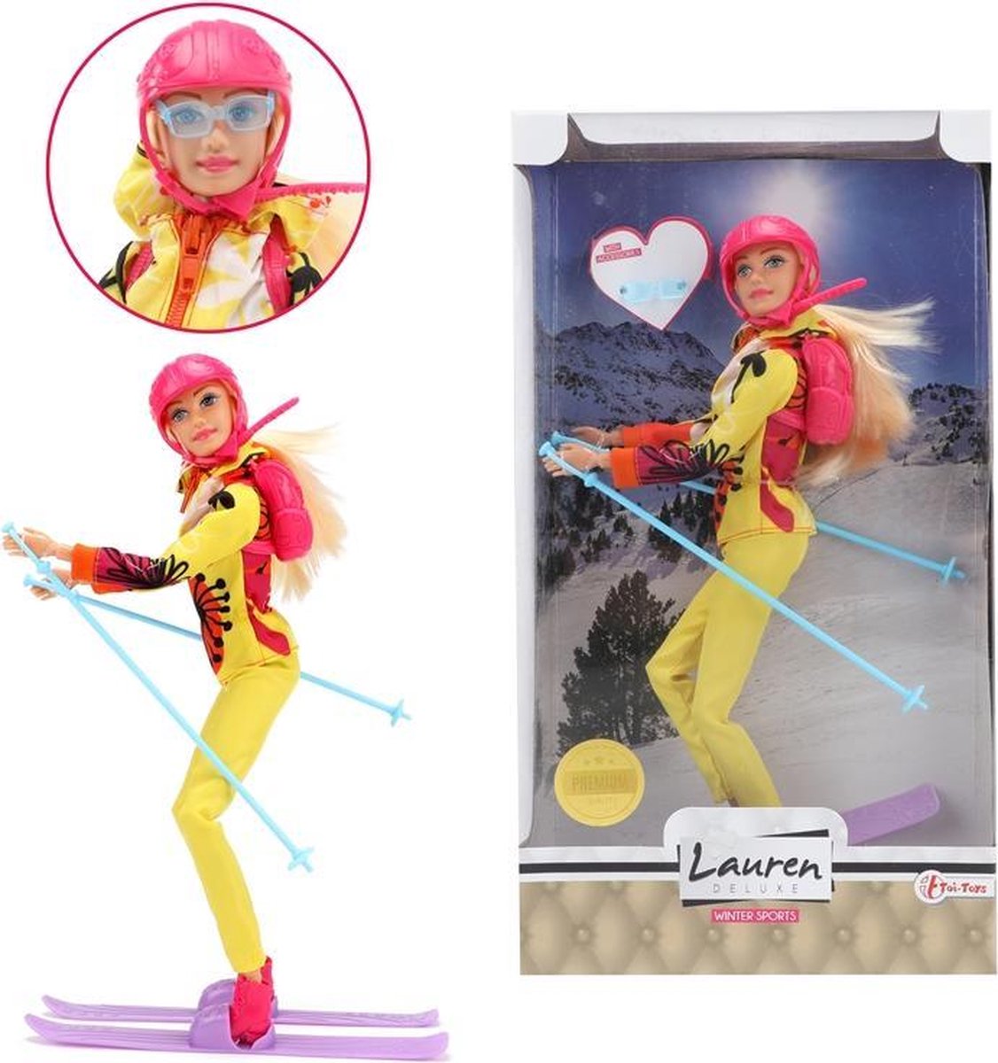 LAUREN Tienerpop op ski's