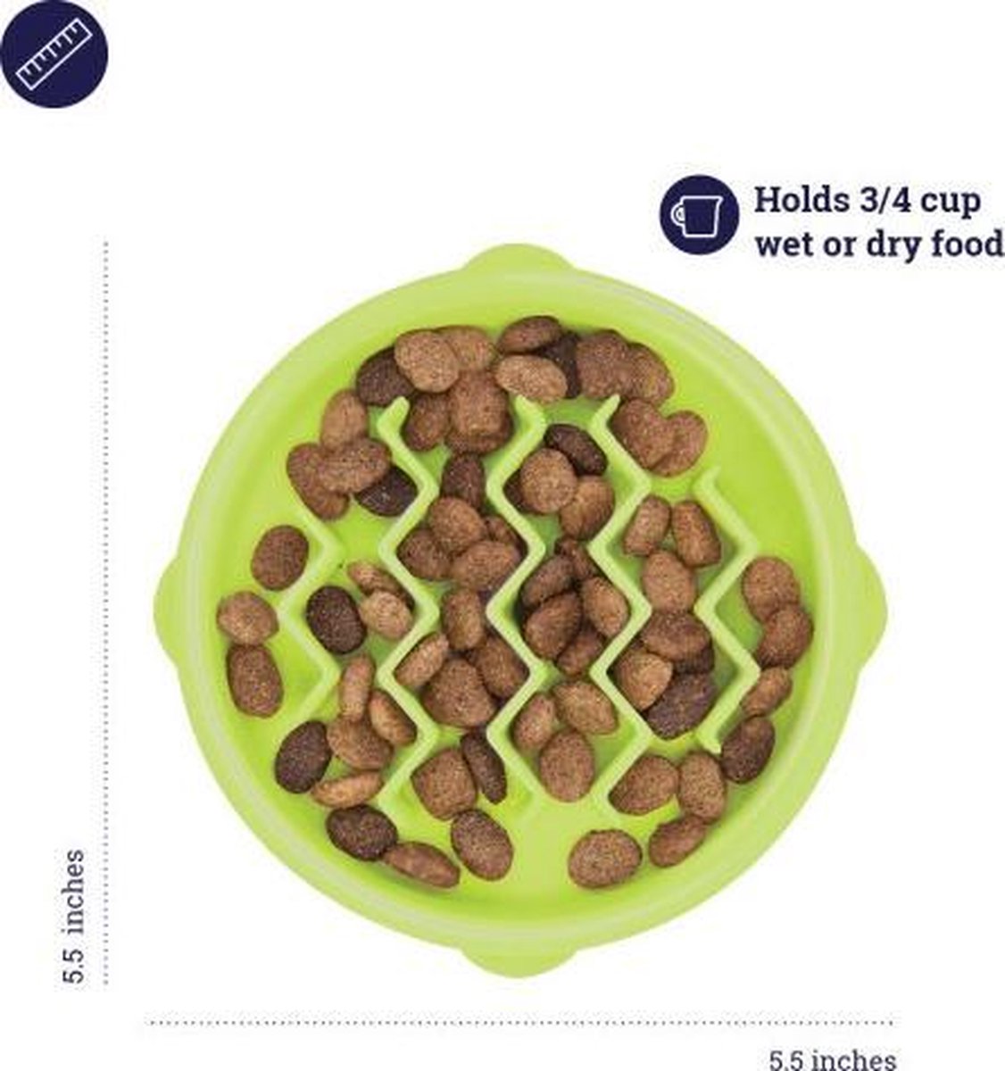 Anti-Schrok voerbak voor katten