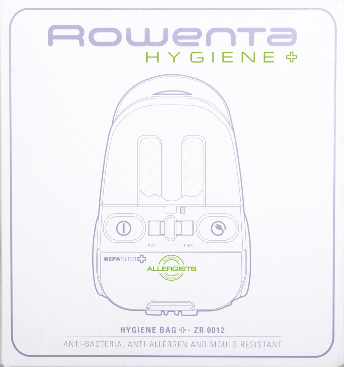 Rowenta ZR0012 - Stofzuigerzakken - 4 stuks