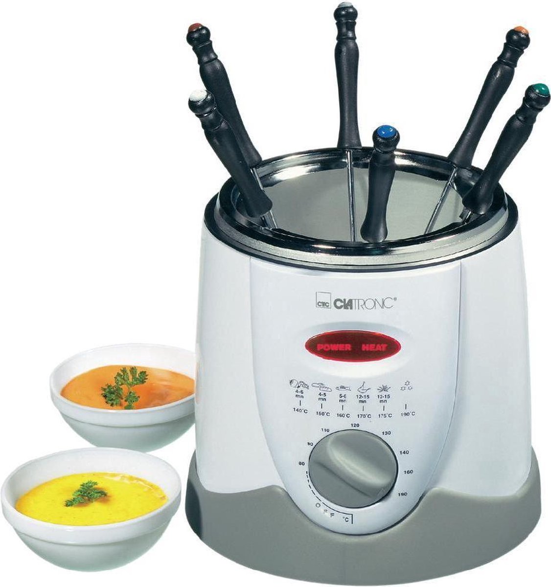 Clatronic FFR 2916 - Elektrische fondue - 6 fonduevorkjes