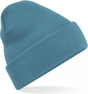 wintermuts AIRFORCE BLAUW| klassieke gebreide muts in 30 verschillende kleuren| tweelaags gebreid