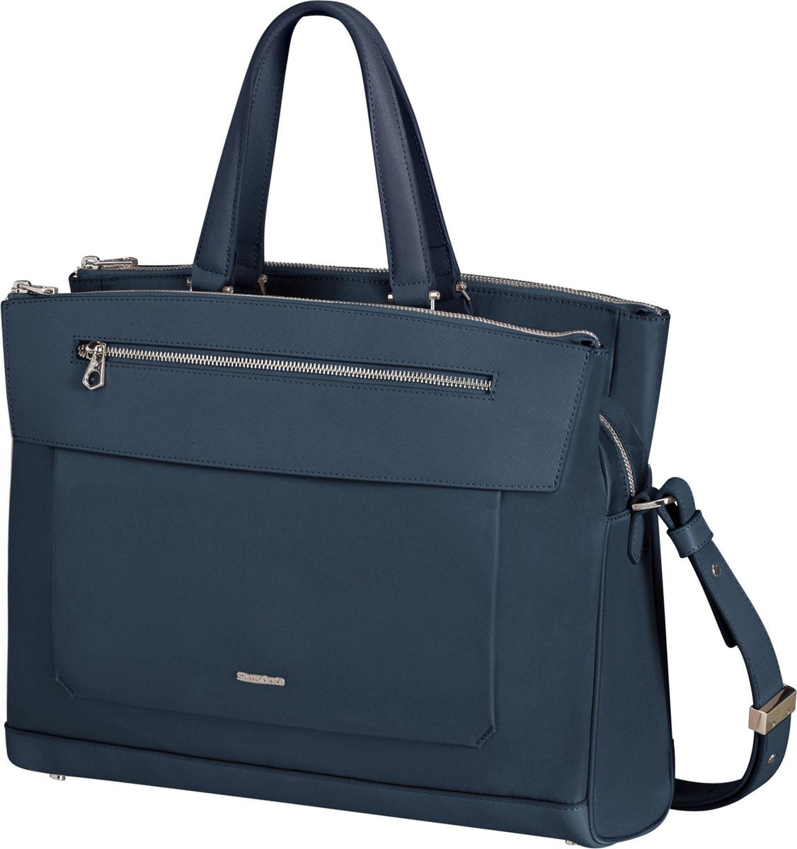 Samsonite Laptopschoudertas - Zalia 2.0 Bailhandle 3 vakken 14.1 inch Midnight Blue