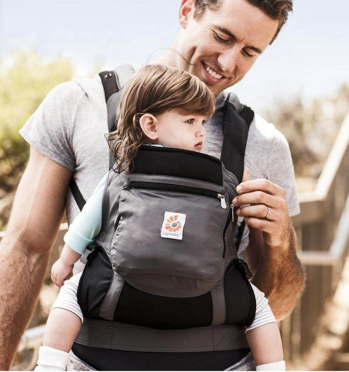 Ergobaby Performance Carrier - Draagzak - Charcoal Black