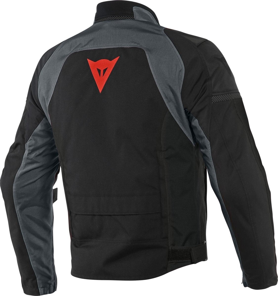 Dainese Speed Master D-Dry Glacier Gray Lava Red Black Textile Motorcycle Jacket 48