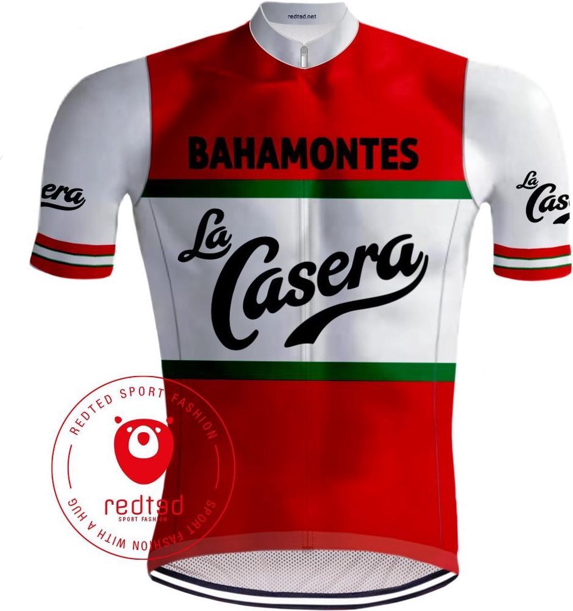 Retro Wielershirt La Casera Rood - REDTED(5XL)