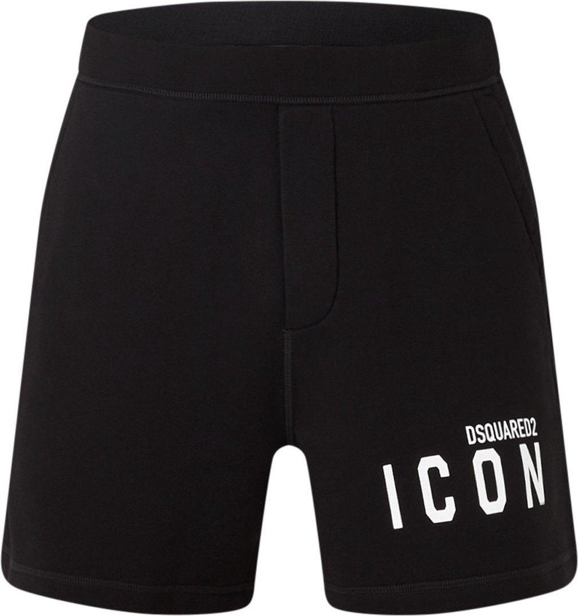 Dsquared2 Loose fit sweatshorts met logoprint - Zwart - Maat S