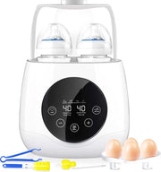 Lifest 6 in 1 Multifunctionele Dubbele Baby Flesverwarmer en Sterilisator - 24-uurs warmhoudfunctie - Opwarmen / Ontdooien / Steriliseren - Babyvoeding