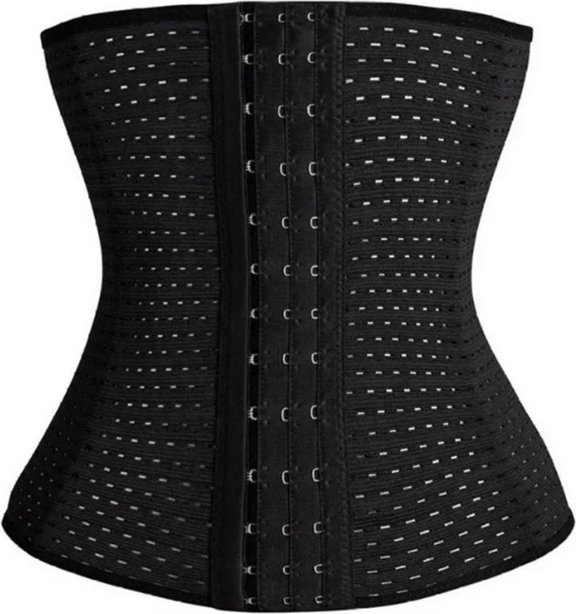 Vrouwen Taille Trainer - korset maat XXXL - kleur ZWART - Slanke taille - Afvallen - lichaamscorrectie Corset - Waist Shaper - Afslanken - Sexy figuur - Corsage - Korsetten