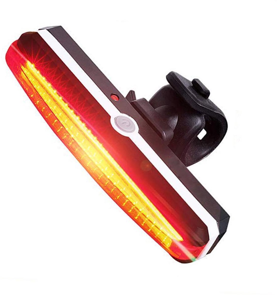 LED Fiets Achterlicht USB Oplaadbare  | Marktleider 110 lumen Helderheid | IP65 Waterbestendig  | Veelzijdig Gebruik | Supersnel Installatie | Horizontaal of Verticaal Installatie | Te Bevestigen op Zadel