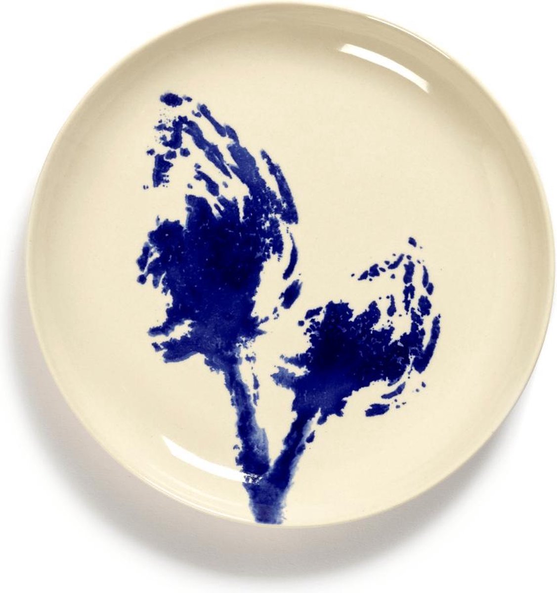 SERAX - Feast by Ottolenghi - Bord S 19 x19cm wit Artisjok blauw