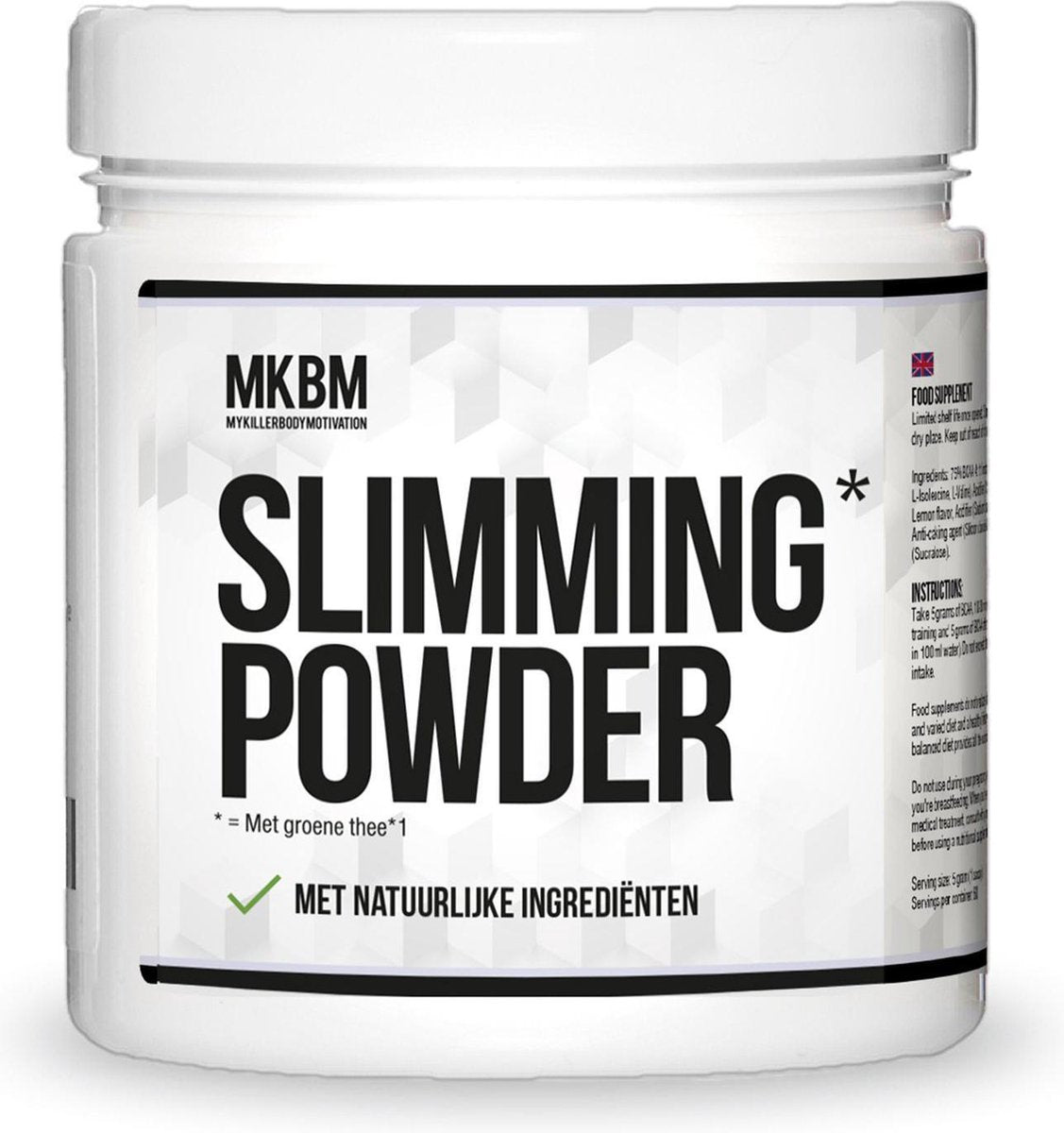 MKBM Slimming Powder van Fajah Lourens - Stimuleert vetverbranding en remt het hongergevoel - 300 g