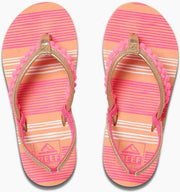 Reef Slippers Little Pom Pom Roze Maat:19/20 (US 3/4)